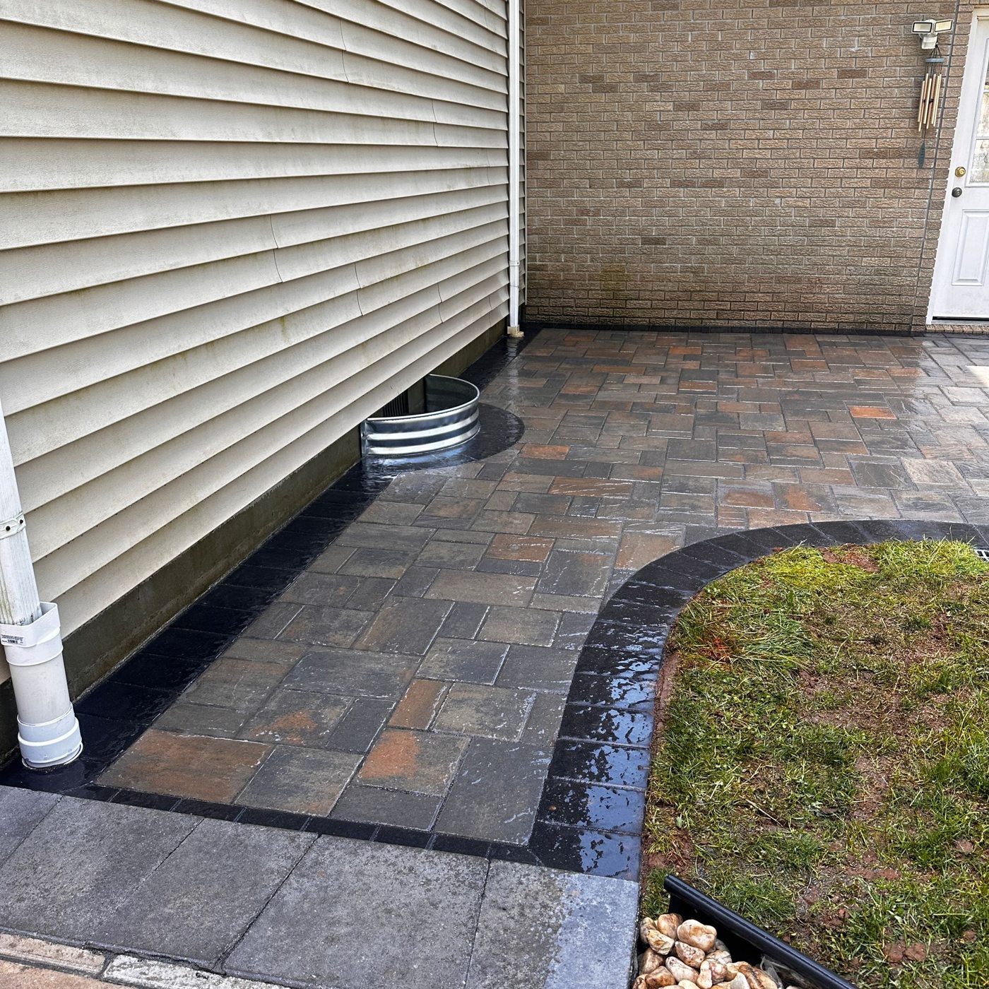 Completed pavers & hardscaping project