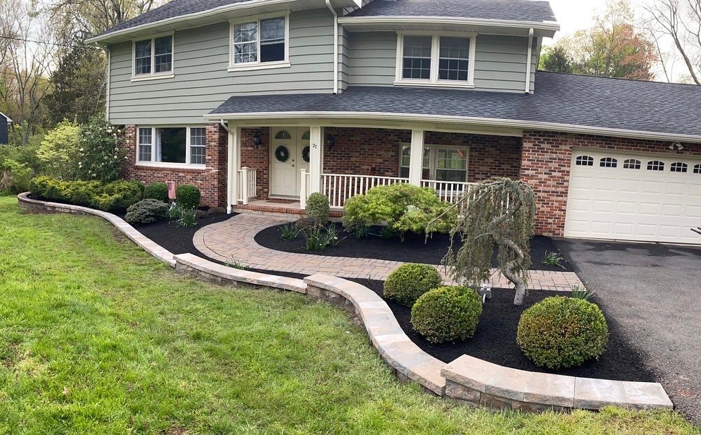 Completed landscape design project