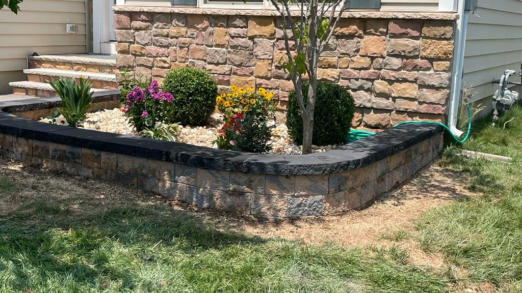 Completed landscape design project